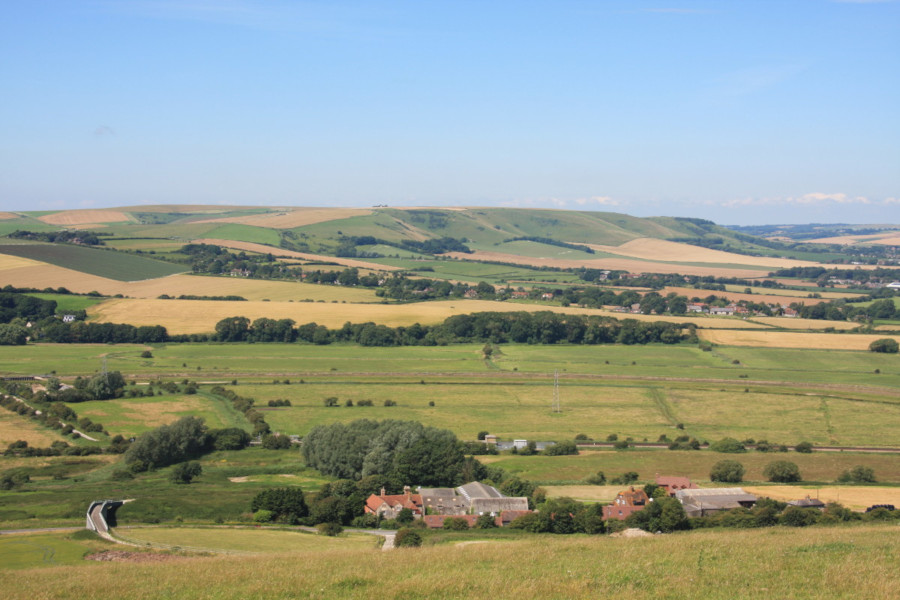 Southease and towards Alfriston